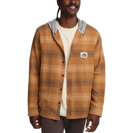 Salvo Hooded Blanket Flannel Shirt - Men's