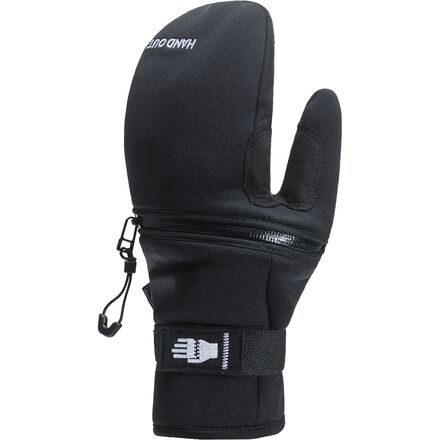 Hand Out Gloves - Lightweight Ski Mitten - Men's - Black