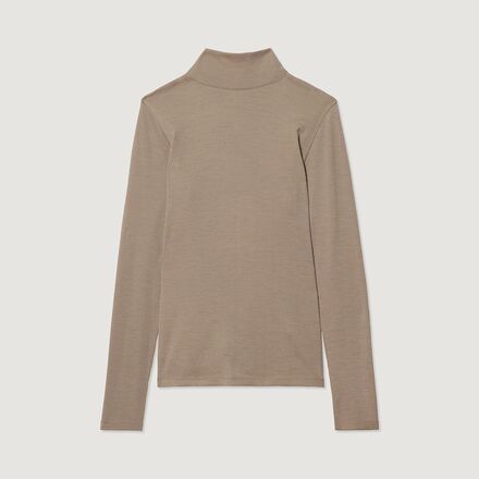 Hikerkind - Ribbed Merino Turtleneck 02 - Women's