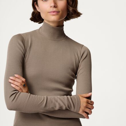 Hikerkind - Ribbed Merino Turtleneck 02 - Women's