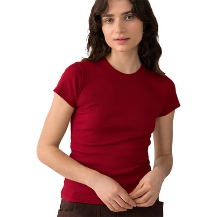 Hikerkind - Ribbed Merino T-Shirt - Women's