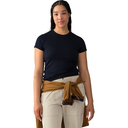 Ribbed Merino T-Shirt - Women's
