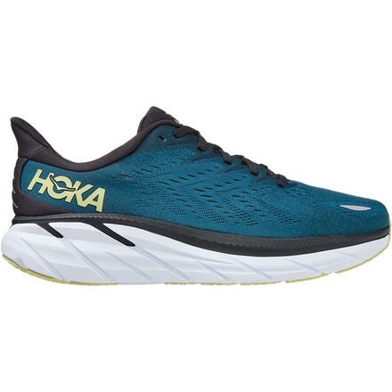 HOKA - Clifton 8 Wide Running Shoe - Men's - Blue Coral/Butterfly