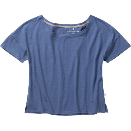 Toad&Co - Tissue Crop Short-Sleeve T-Shirt - Women's - Blueberry