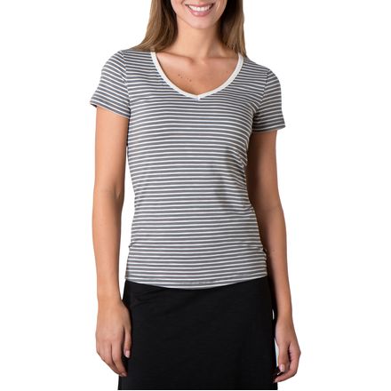 Toad&Co - Marley Short-Sleeve T-Shirt - Women's - Smoke Stripe