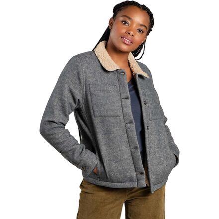fleece trucker jacket womens