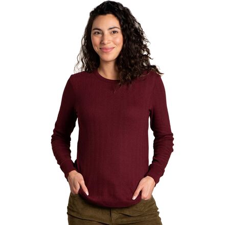 Toad&Co - Foothill Pointelle Long-Sleeve Crew Shirt - Women's