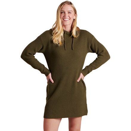 Toad&Co - Whidbey Hooded Sweater Dress - Women's - Fir