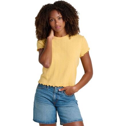 Foothill Pointelle Baby T-Shirt - Women's