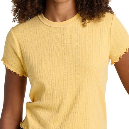 Toad&Co - Foothill Pointelle Baby T-Shirt - Women's
