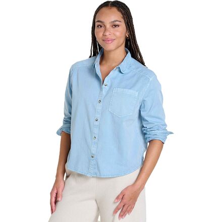 Arroyo Twill Boxy Long-Sleeve Shirt - Women's