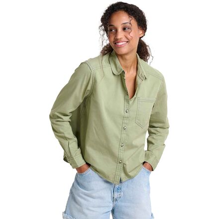 Arroyo Twill Boxy Long-Sleeve Shirt - Women's