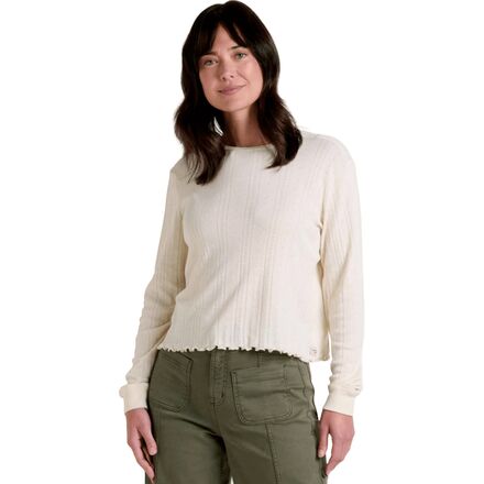Foothill Pointelle II Long-Sleeve Crew - Women's
