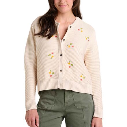 Toad&Co - Bianca Crew Embroidered Cardigan - Women's