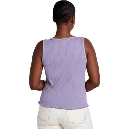 Toad&Co - Foothill Pointelle Button Tank - Women's