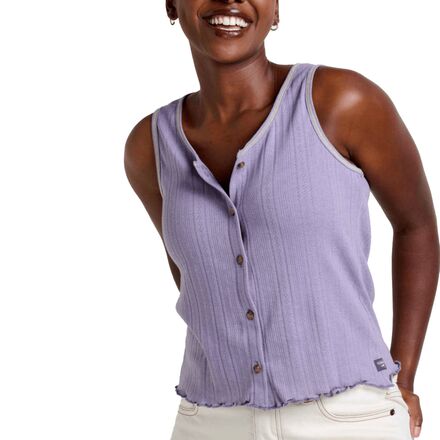 Toad&Co - Foothill Pointelle Button Tank - Women's