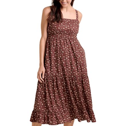 Toad&Co - Taj Hemp Tiered Midi Sleeveless Dress - Women's