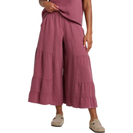 Tate Double Weave Palazzo Pant - Women's