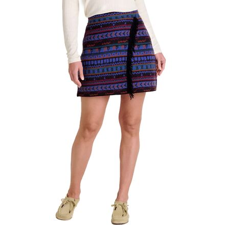Merino Heartfelt Wrap Skirt - Women's