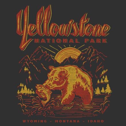 Habilis Supply Co - Yellowstone National Park Short-Sleeve T-Shirt - Men's