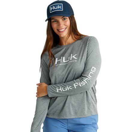 Pursuit Heather Long-Sleeve Crew Top - Women's