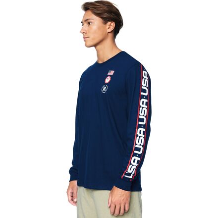 Hurley - USA Long-Sleeve T-Shirt - Men's