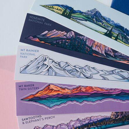 Hydrascape Stickers - Mt. Rainier National Park Sticker