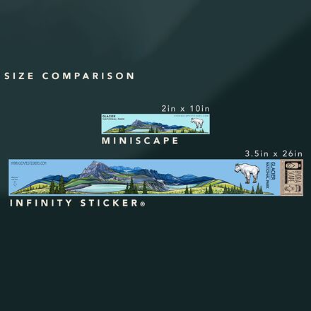Hydrascape Stickers - Mt. Rainier National Park Sticker