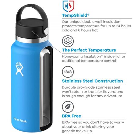 Hydro Flask - 20oz Wide Mouth Flex Cap 2.0 Water Bottle
