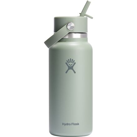 32oz Wide Mouth Flex Straw Water Bottle