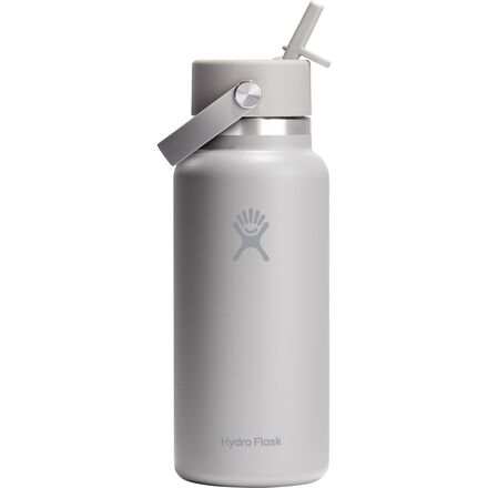 32oz Wide Mouth Flex Straw Water Bottle