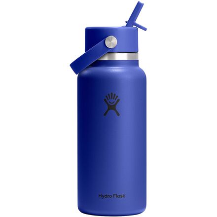 32oz Wide Mouth Flex Straw Water Bottle