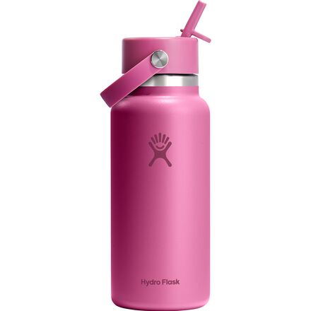 32oz Wide Mouth Flex Straw Water Bottle