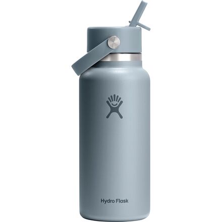 32oz Wide Mouth Flex Straw Water Bottle