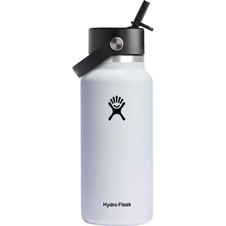 32oz Wide Mouth Flex Straw Water Bottle