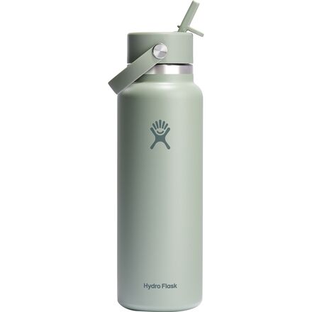 40oz Wide Mouth Water Bottle + Flex Straw Cap