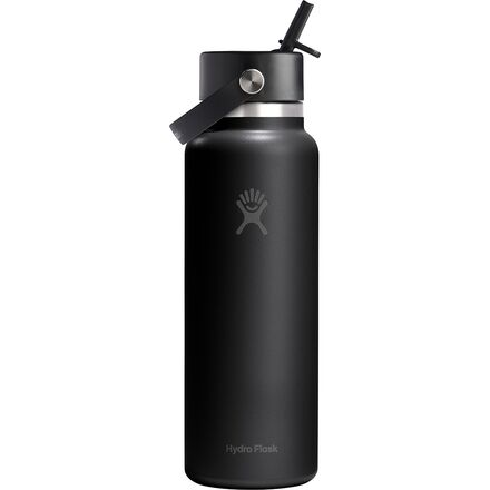 40oz Wide Mouth Water Bottle + Flex Straw Cap