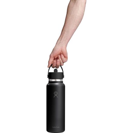 Hydro Flask - 40oz Wide Mouth Water Bottle + Flex Straw Cap