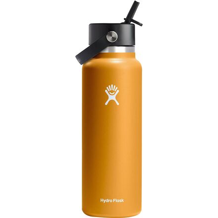 40oz Wide Mouth Water Bottle + Flex Straw Cap