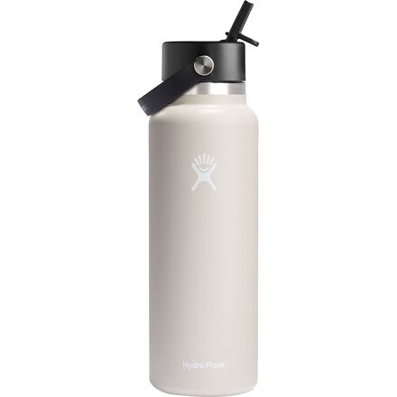 40oz Wide Mouth Water Bottle + Flex Straw Cap