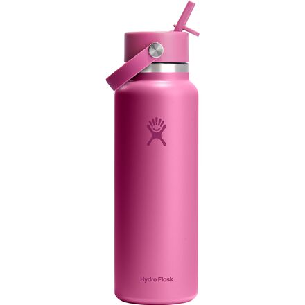 40oz Wide Mouth Water Bottle + Flex Straw Cap