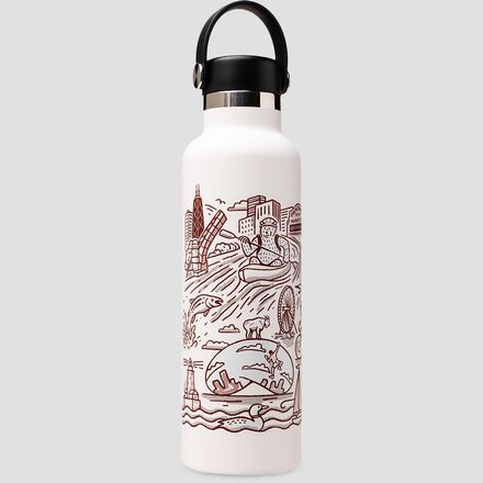 Hydro Flask - 21oz Standard Mouth Water Bottle Chicago