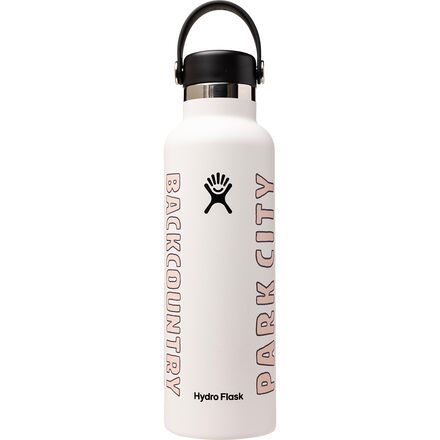 Hydro Flask - 21oz Standard Mouth Water Bottle Park City - White