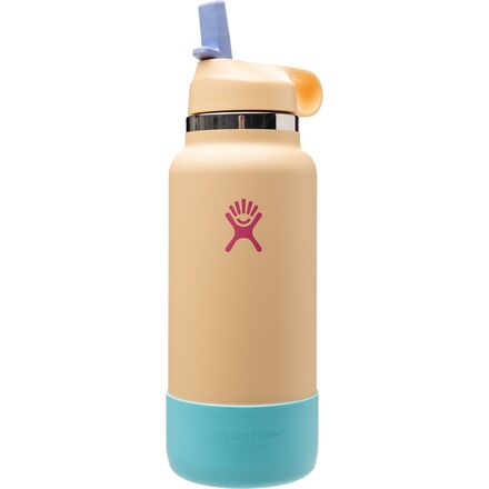32oz Wide Mouth Straw Lid and Boot Waterbottle