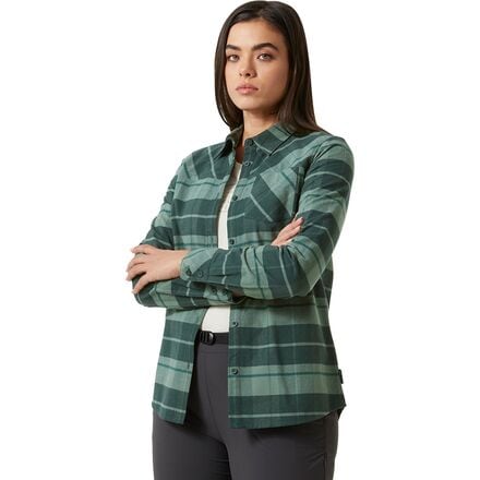 Helly Hansen - Classic Check Long-Sleeve Shirt - Women's - Darkest Spruce