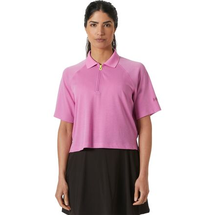 Inshore Zip Crop Polo Shirt - Women's