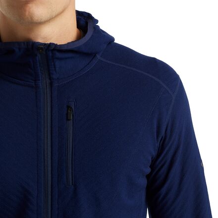 Icebreaker - Descender LS Zip Hooded Jacket - Men's