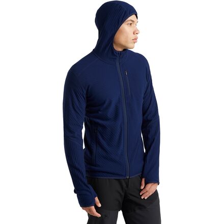 Icebreaker - Descender LS Zip Hooded Jacket - Men's