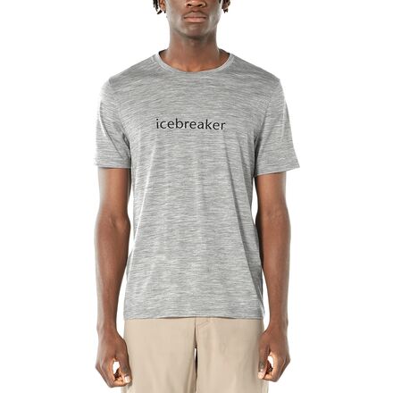 Icebreaker - Wordmark Logo Short-Sleeve Crew Shirt - Men's