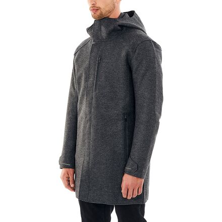 Icebreaker - Ainsworth Hooded Jacket - Men's - Jet Heather